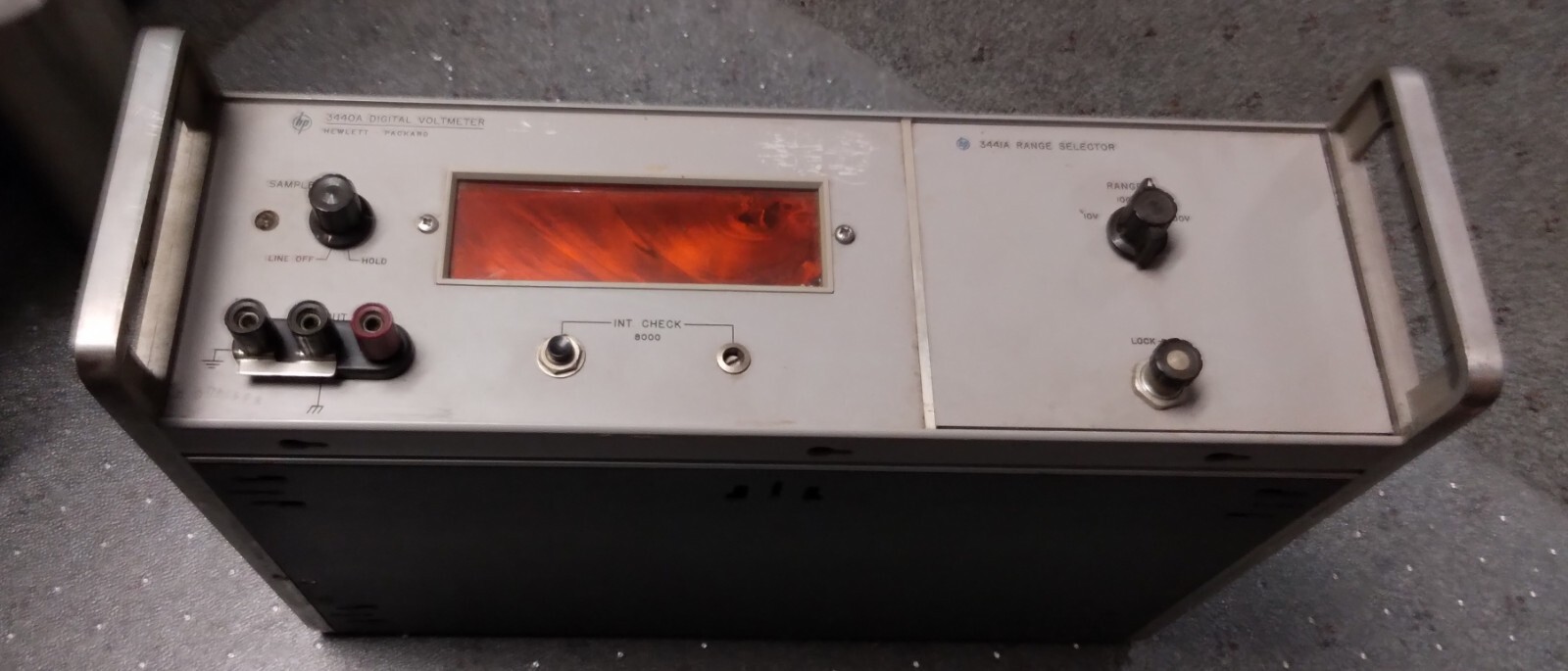 HP 3440A Nixie Tube Digital Voltmeter For Parts