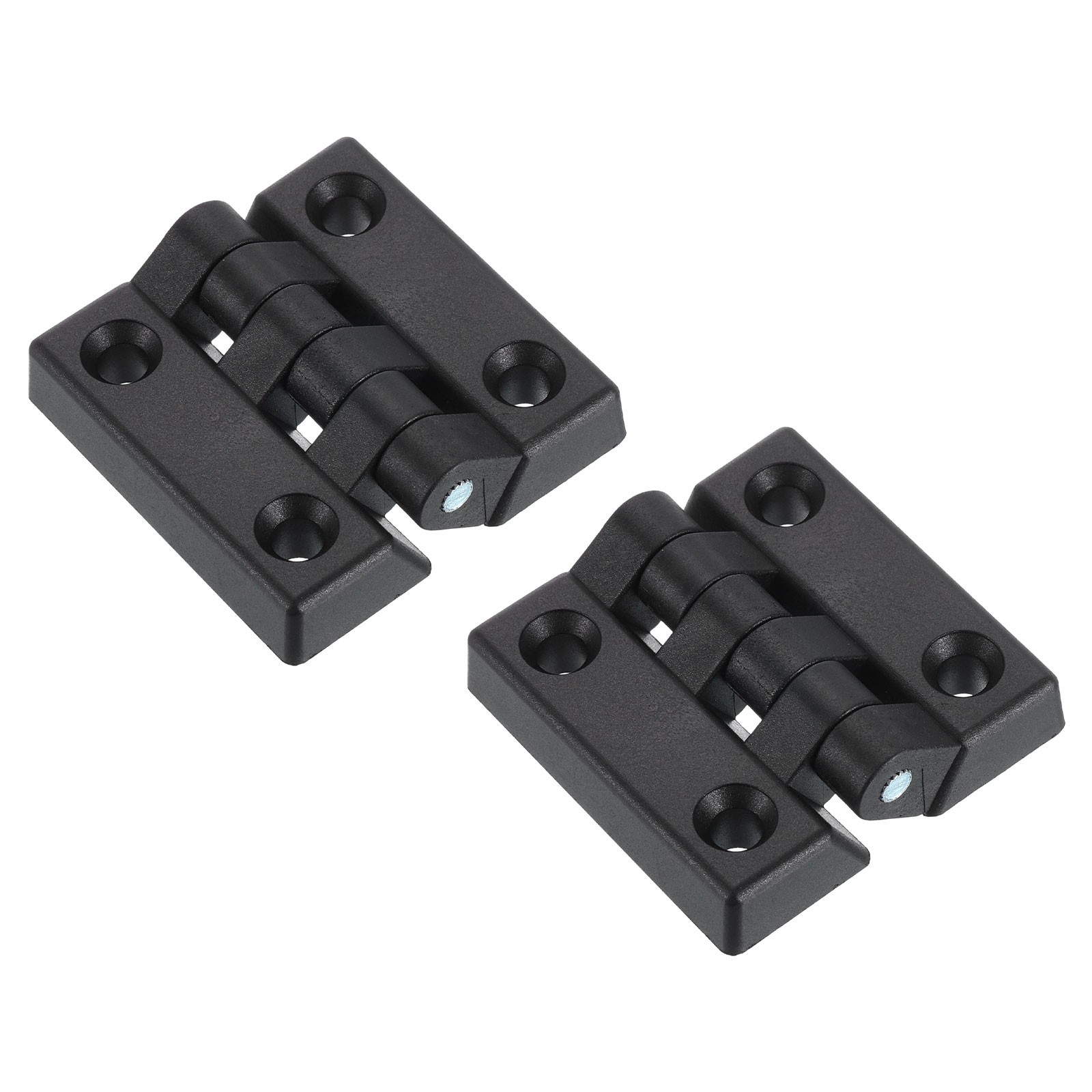 2Pcs Torque Hinge, 65x65x13mm Nylon Adjustable Position Control Hinge (7mm Hole)