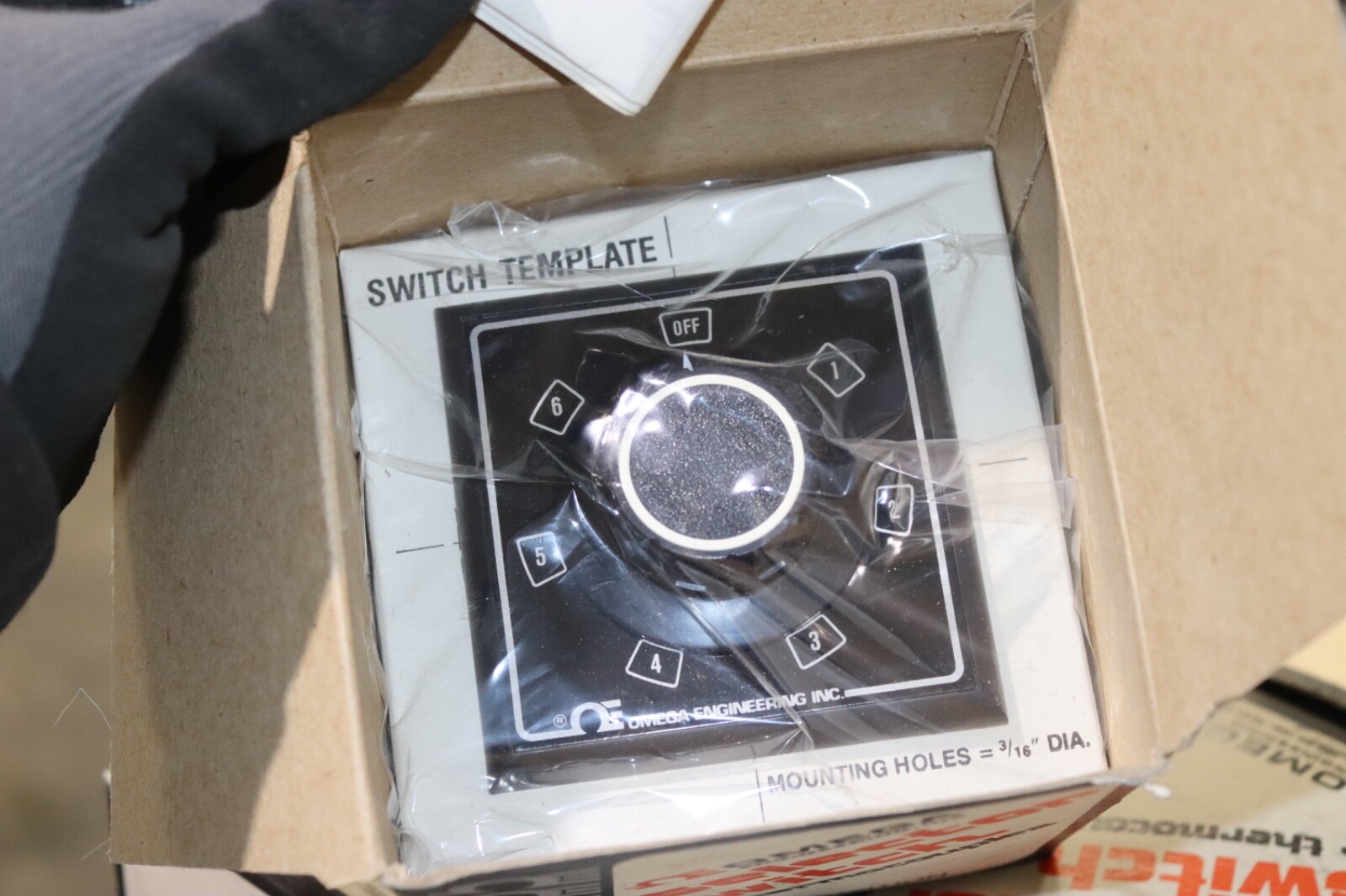 NEW OMEGA THERMOCOUPLE SELECTOR SWITCH   6 POSITION