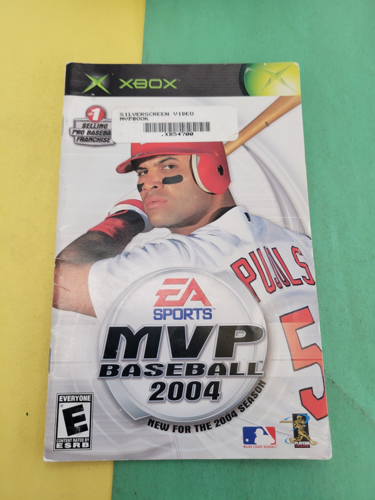 MVP Baseball 2004 04 XBOX Instruction Manual Only