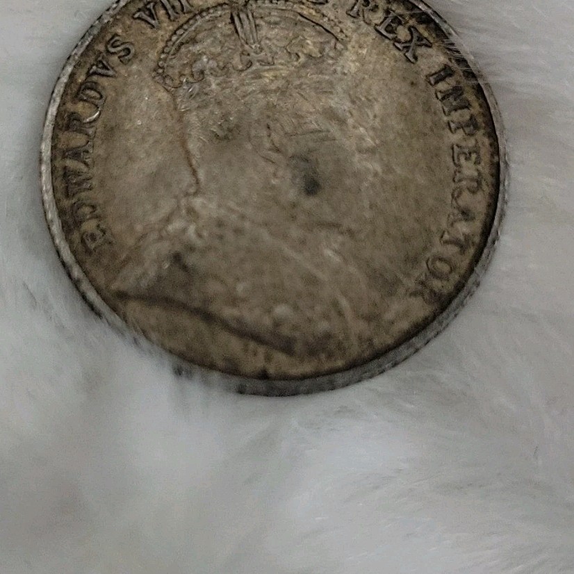 1906 Canada 5C Silver Coin Edward VII Circulated Uncertified Collectible
