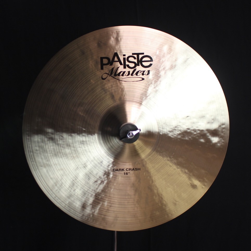 Paiste 16" Masters Dark Crash - 961g (video demo)