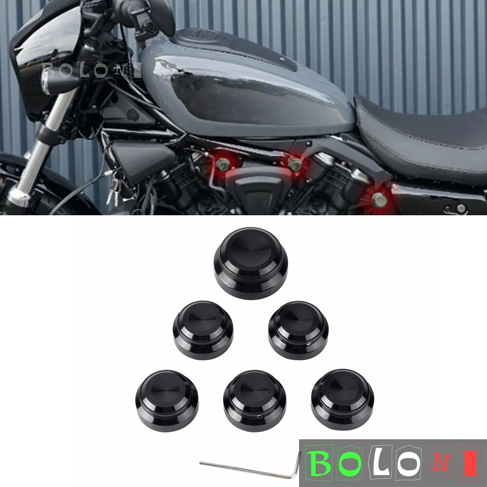Bolt Nut Cover for Harley Sportster S 1250 RH1250S Nightster 975 RH975 2021-2023