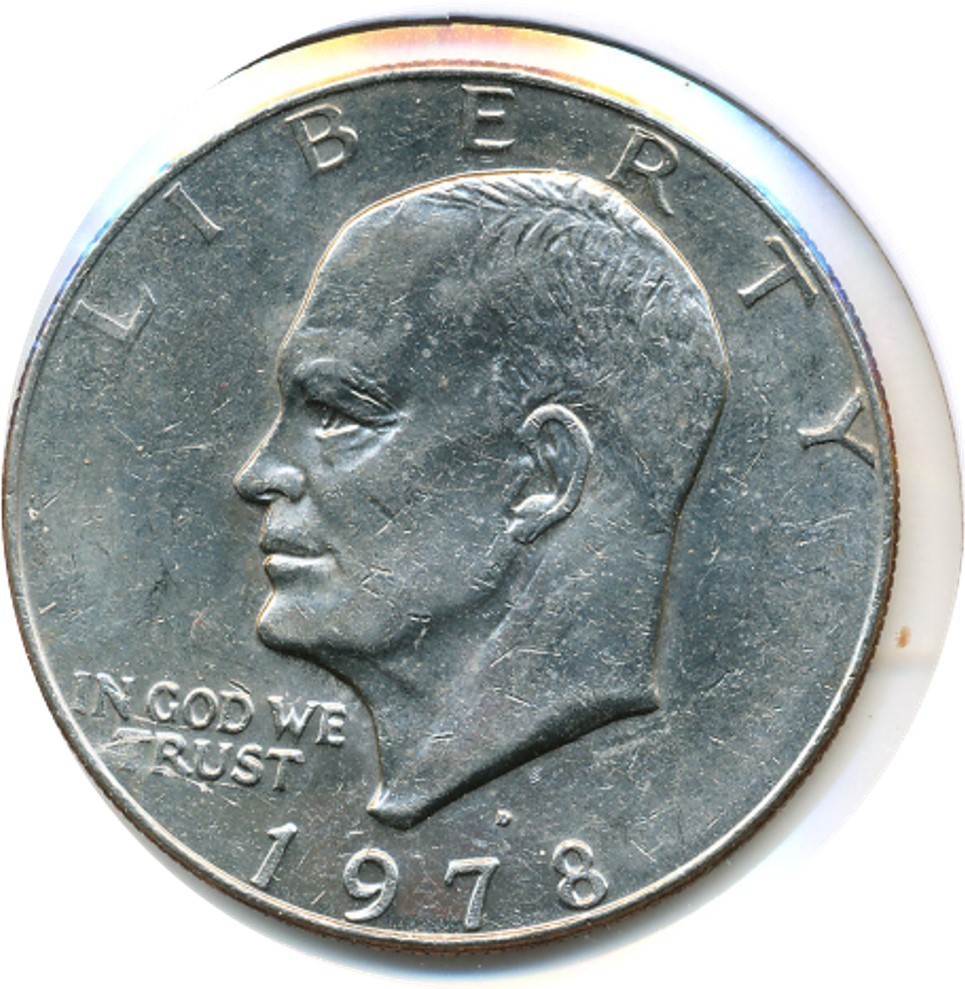 US Coin  1978-D  Eisenhower Clad Dollar ....AU/ BU ................C 50036