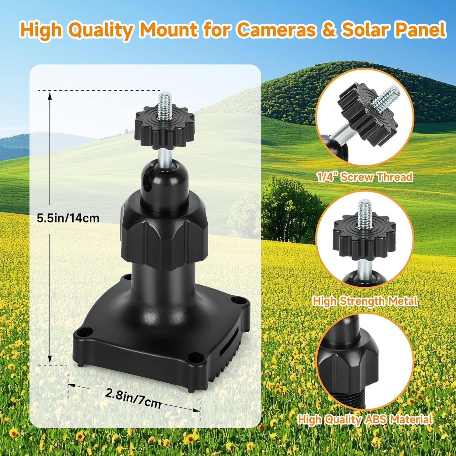 Trail Cameras Mount, Holder for Game Camera, Outdoor Camera Mounting Bracket wit