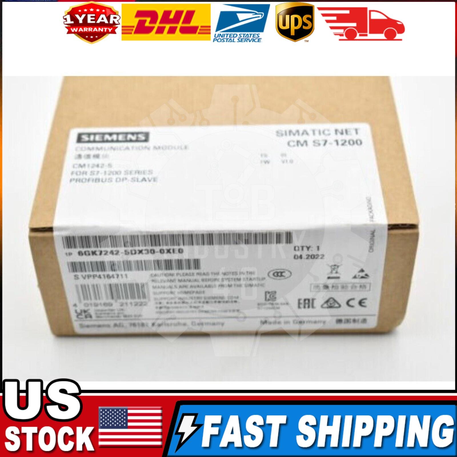 New Siemens 6GK7242-5DX30-0XE0 communications CM 1242-5 6GK7 242-5DX30-0XE0