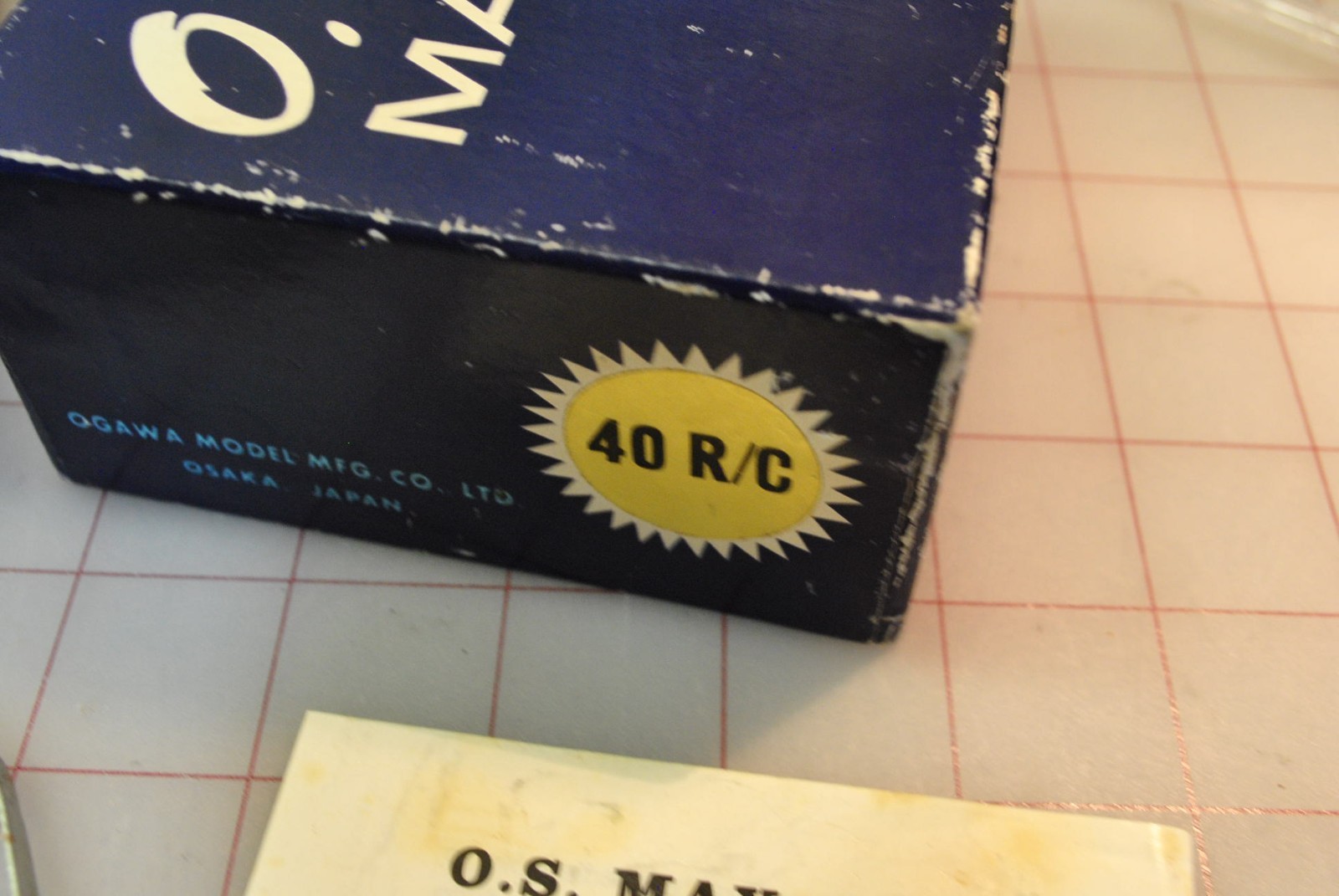 O.S. Max-H .40 RC Airplane Engine w/ Muffler, Box, Nice!