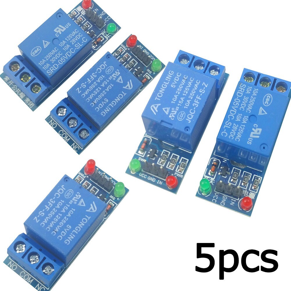 Efficient Single Channel Relay Module for Arduino For Raspberry Pi (5PCS)