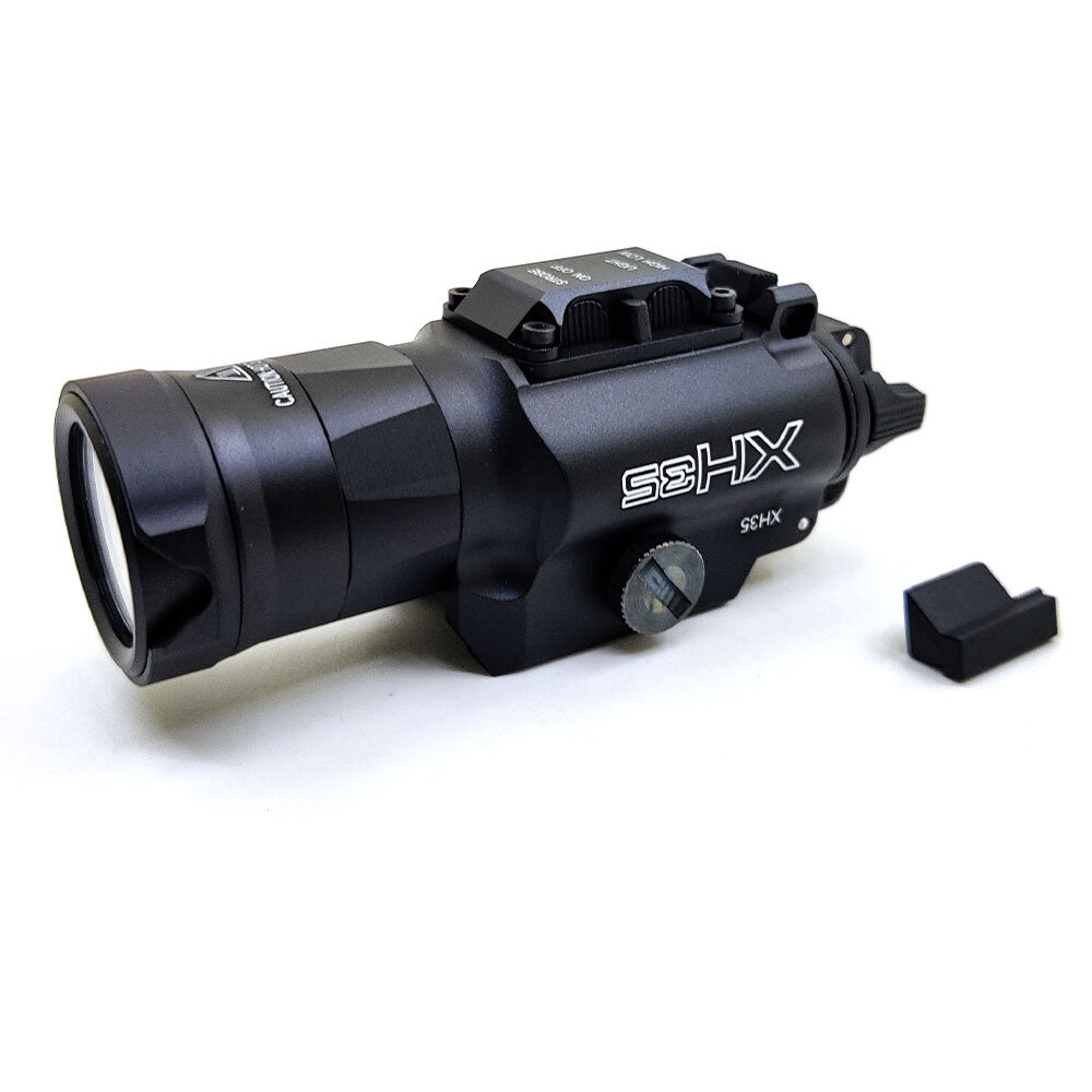 XH35 Weaponlight White LED Flashlight Dual Output Strobe Stream Light Rail SOTAC