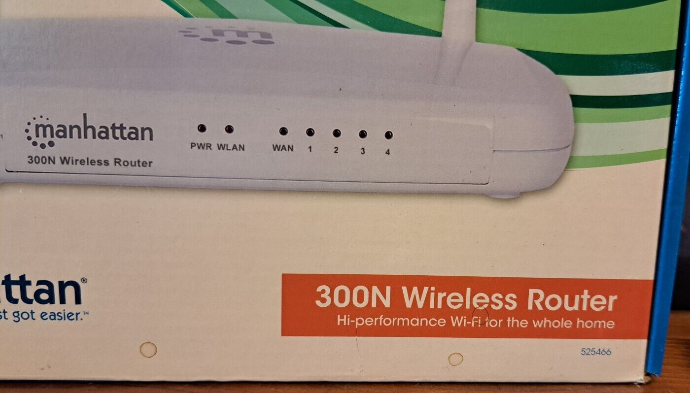 Manhattan 300N Wireless 4-Port Router