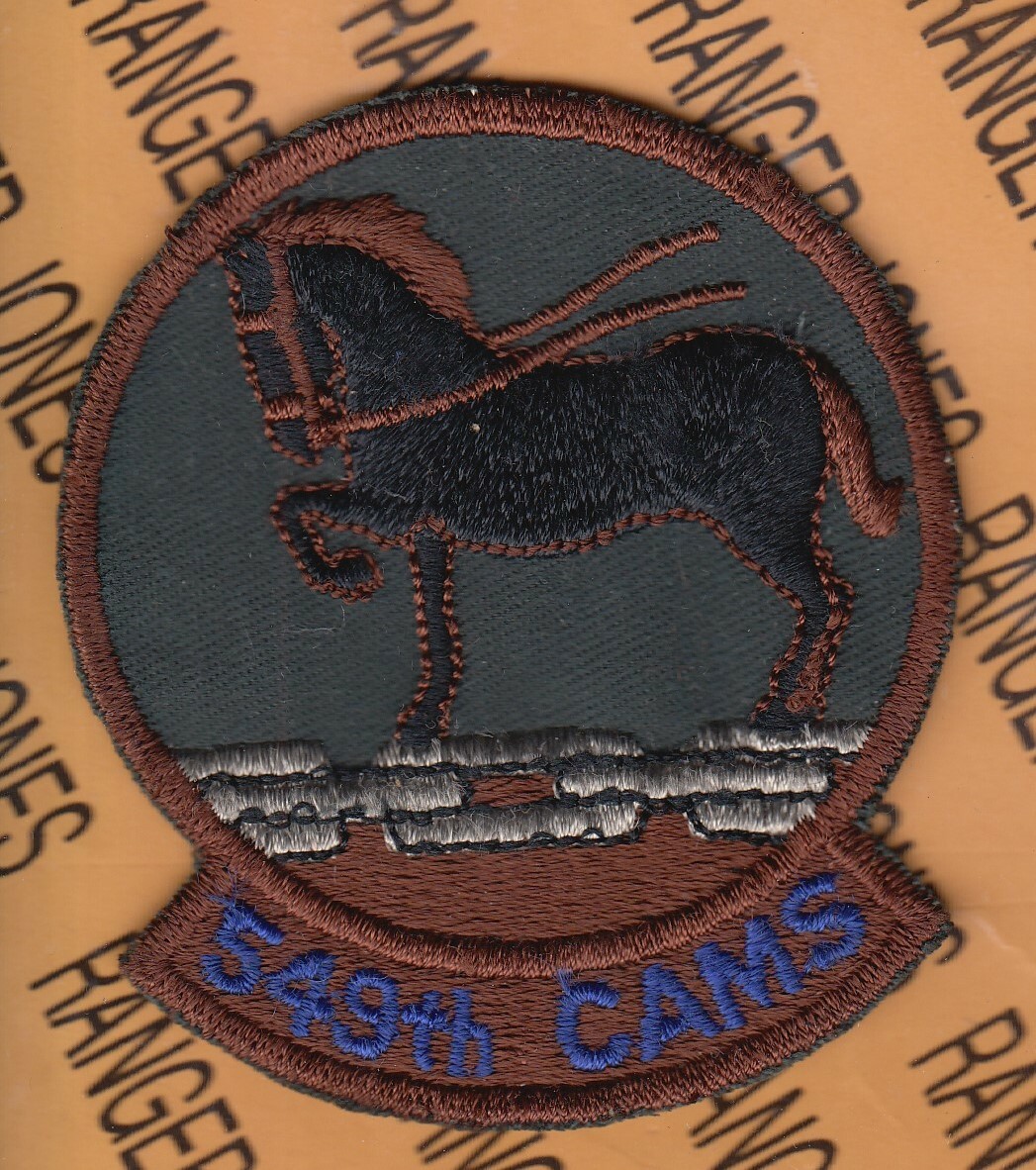 USAF Air Force 549th CAM SQ Consolidated Aircraft Maintenance 3.5" patch c/e