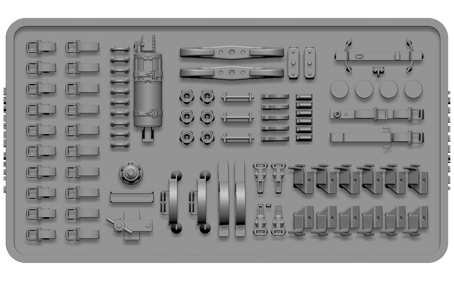 BSK Model BSKD35004 - Panther G Detail Set (3D printed), 1/35 scale