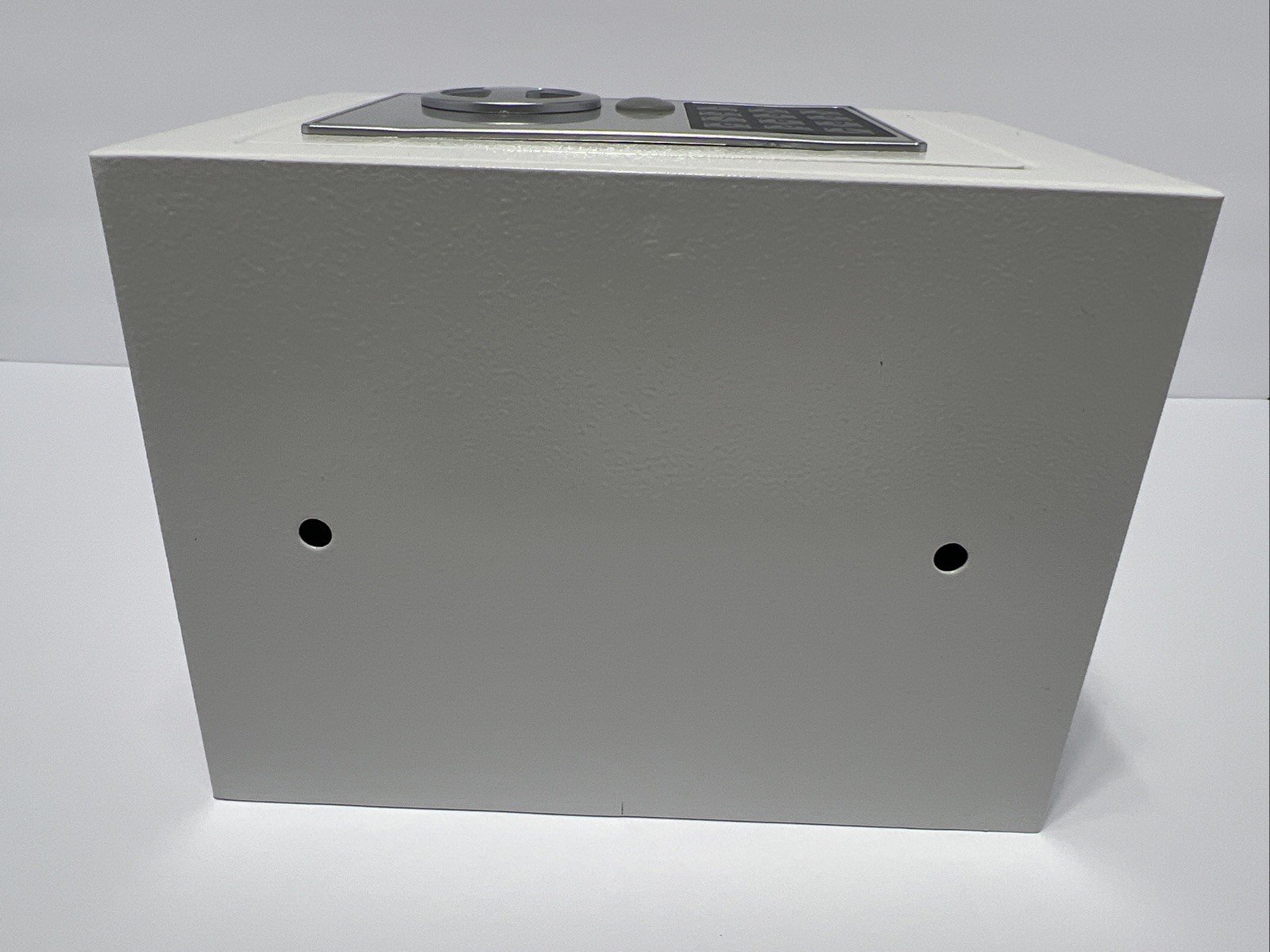 Small Safe Box Digital Electronic Security Safe Box for Home White