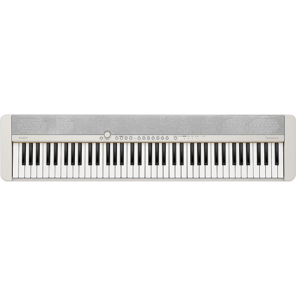 Casio CTS1 76 Portable Keyboard Essentials Bundle White