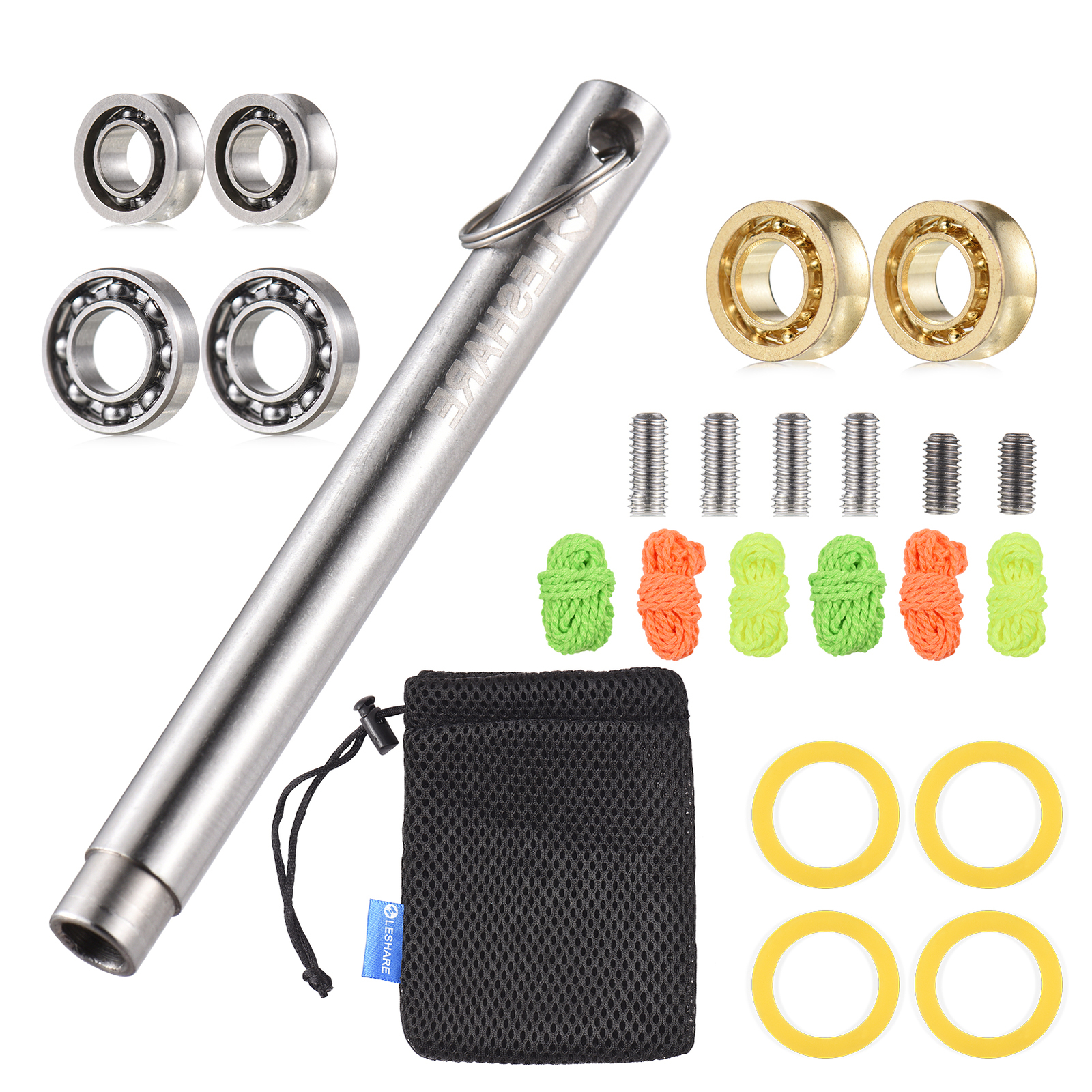 LESHARE Yoyo Bearing Kit for Yo-Yo Bearing Replacement Bearing Tool W/ Mesh Bag