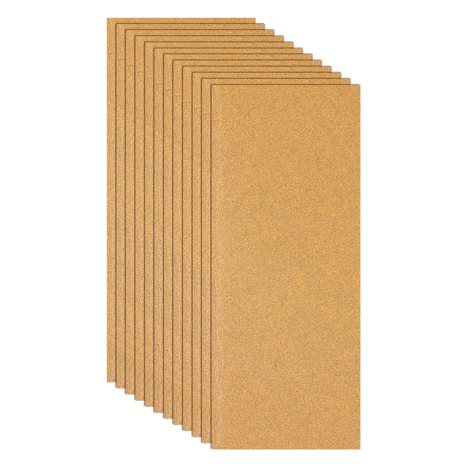 12 Pack 4.5" x 11" Sandpaper, 60 Grit Sand Papers for Wood Furniture Floor