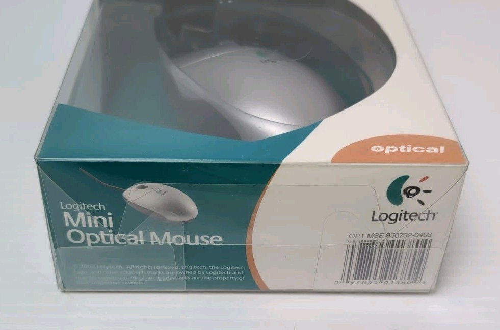 Logitech Mini Optical Mouse, Wired New See Pictures