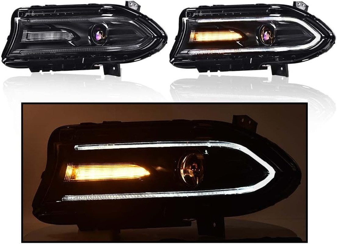 DRL LED Front Headlamp Assembly Headlights Assembly Front Headlamp | Compatible