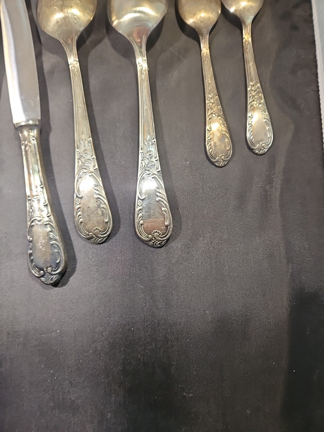 10 Pcs Rostfrei Solingen 100 Plate Silverware Set