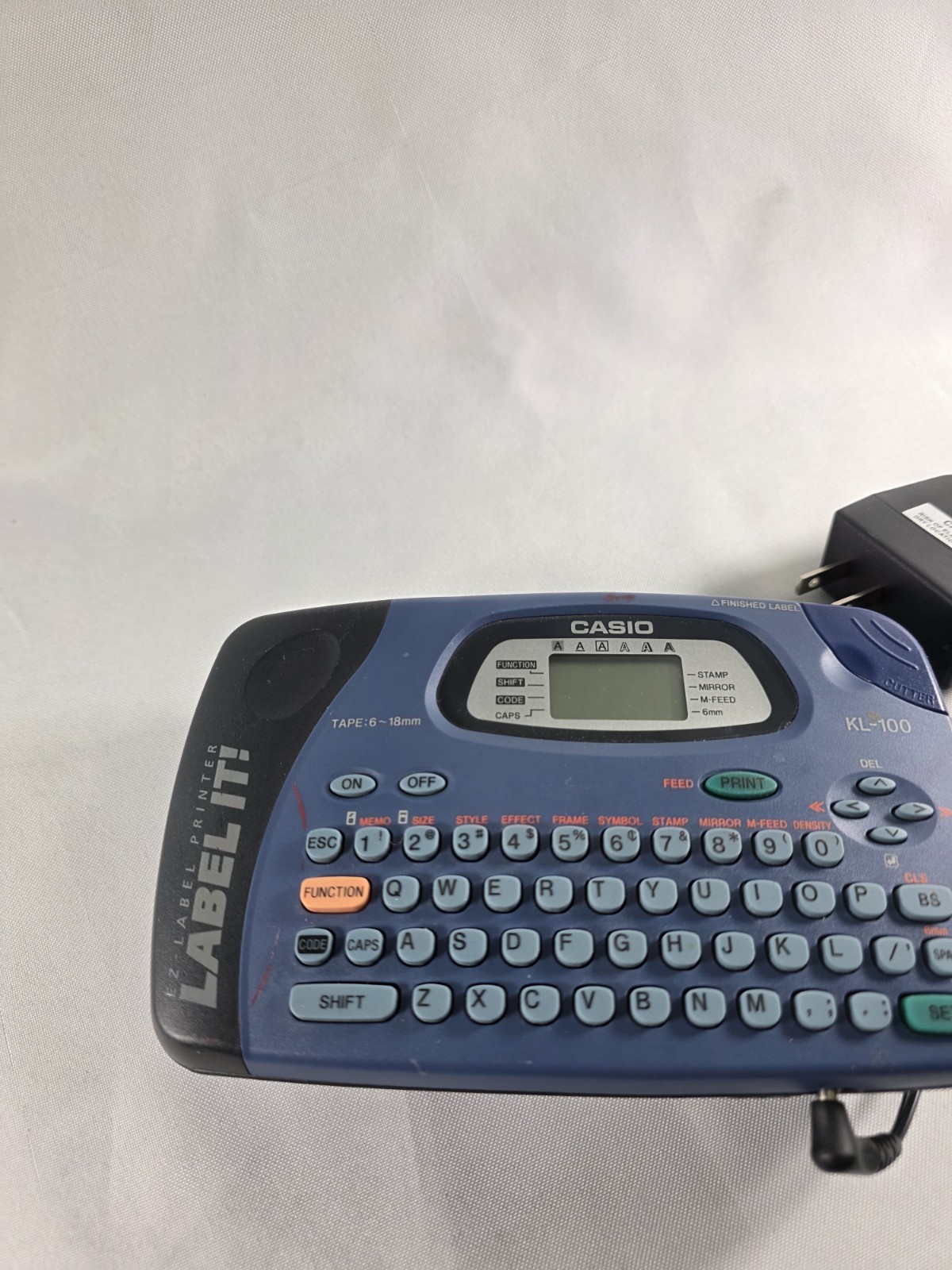 Casio EZ-Label Printer Blue KL-100 Label It!