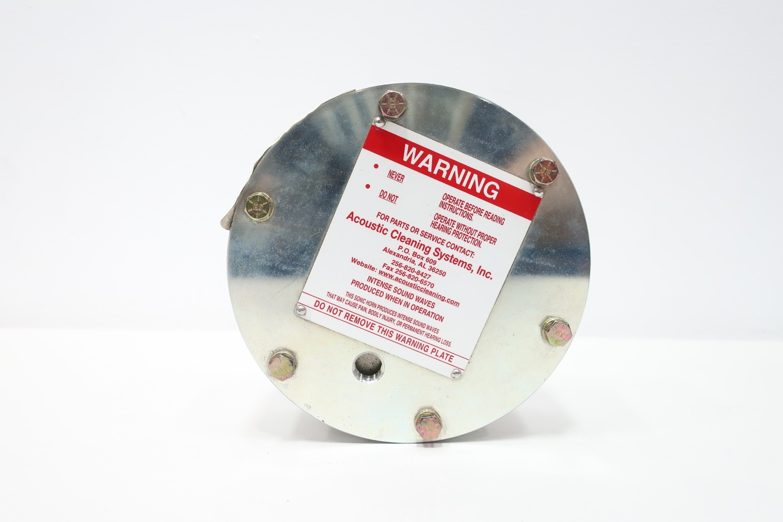 Acoustic Cleaning Systems Acs Horn