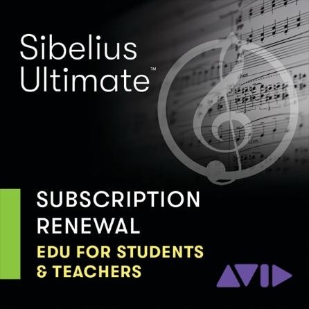 Sibelius: Ultimate 1-Year Subscription Renewal Education Download Code Only