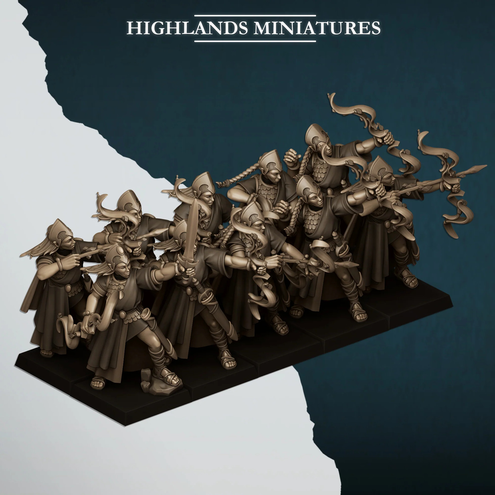 Aegean Maids - Resin Tabletop Miniature