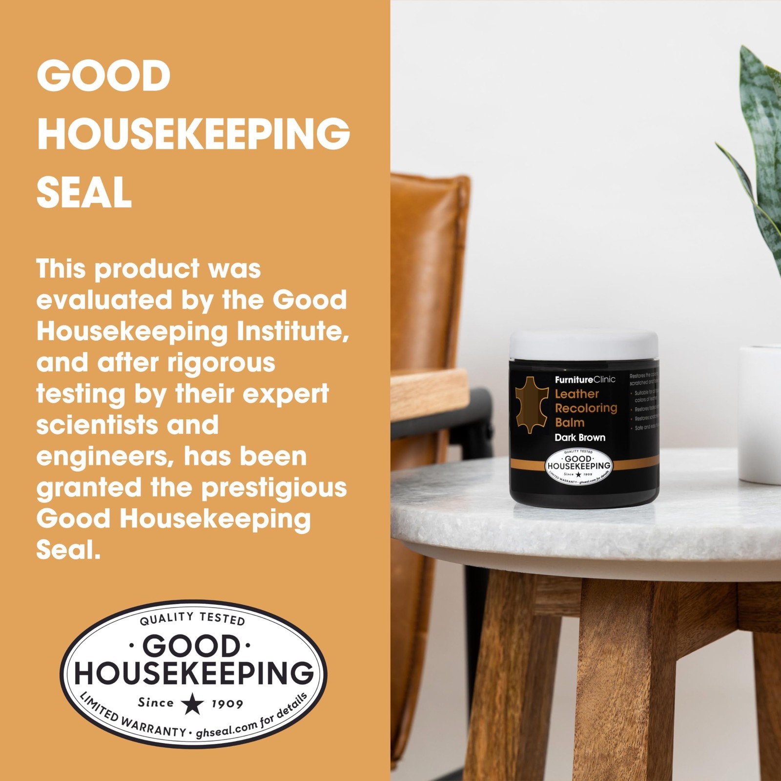 The Original Leather Recoloring Balm by - Black Leather Dye for Furniture, Co...