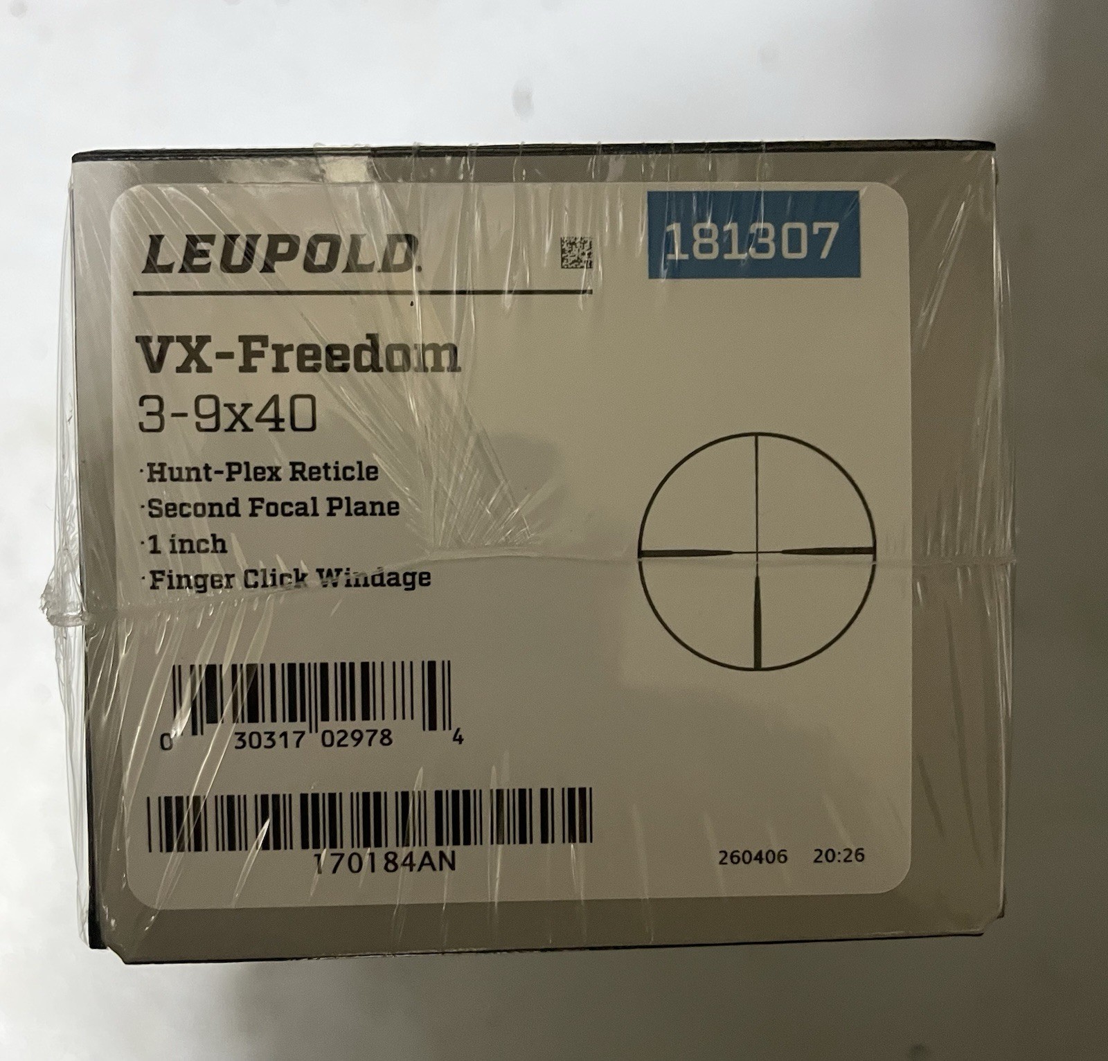 Leupold VX-Freedom 3-9x40 Hunt-Plex