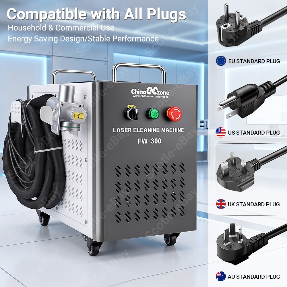 Pulsed JPT 200W Laser Cleaning Machine Laser Remove Rust/Oil/Wood Paint US