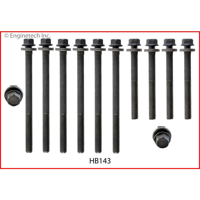 Enginetech Engine Cylinder Head Bolt Set HB143;