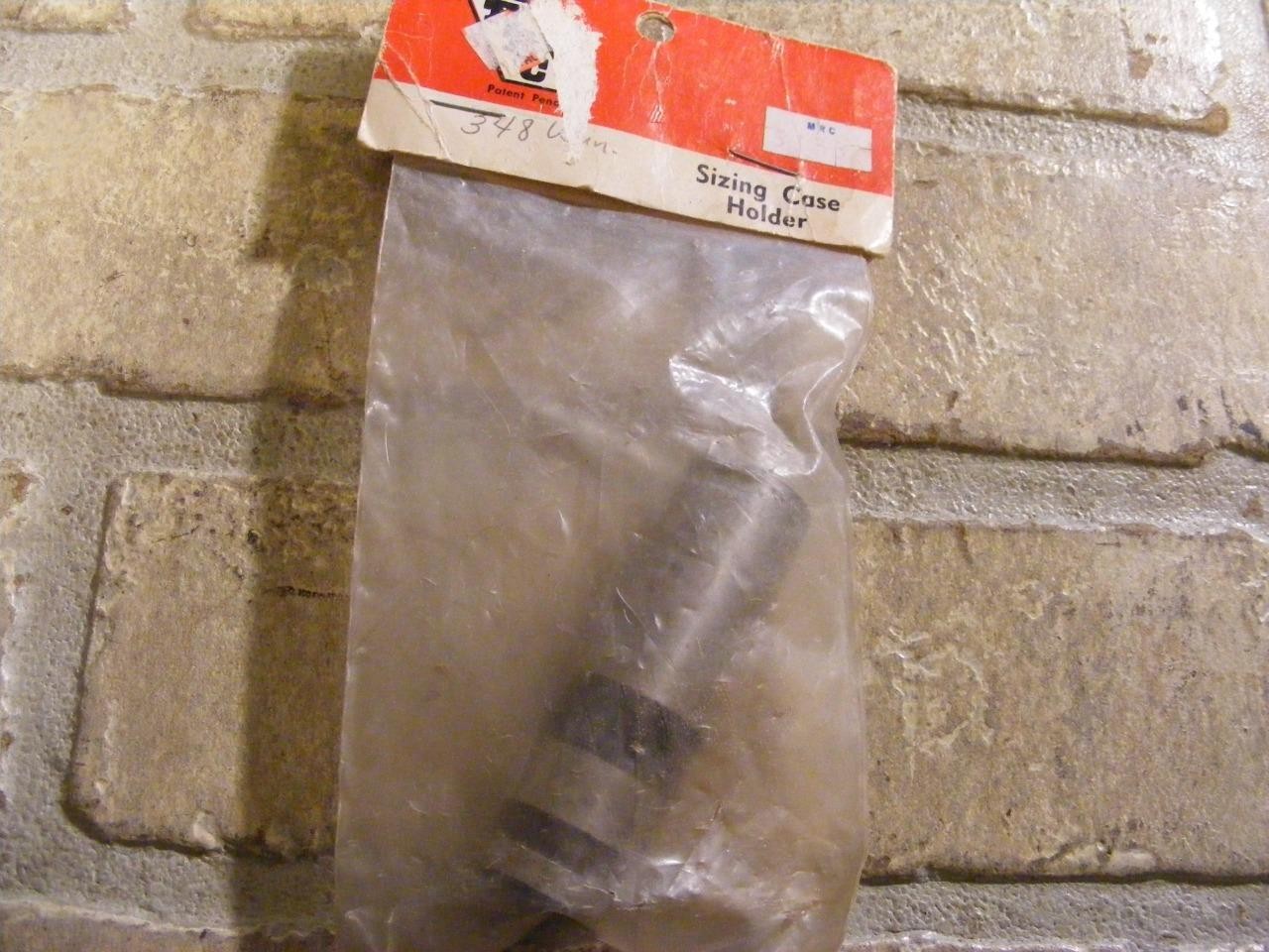 MEQUON MRC SIZING SHELL CASE HOLDER FOR .348 WIN NECK SIZING & TRIMMER TOOL DIE