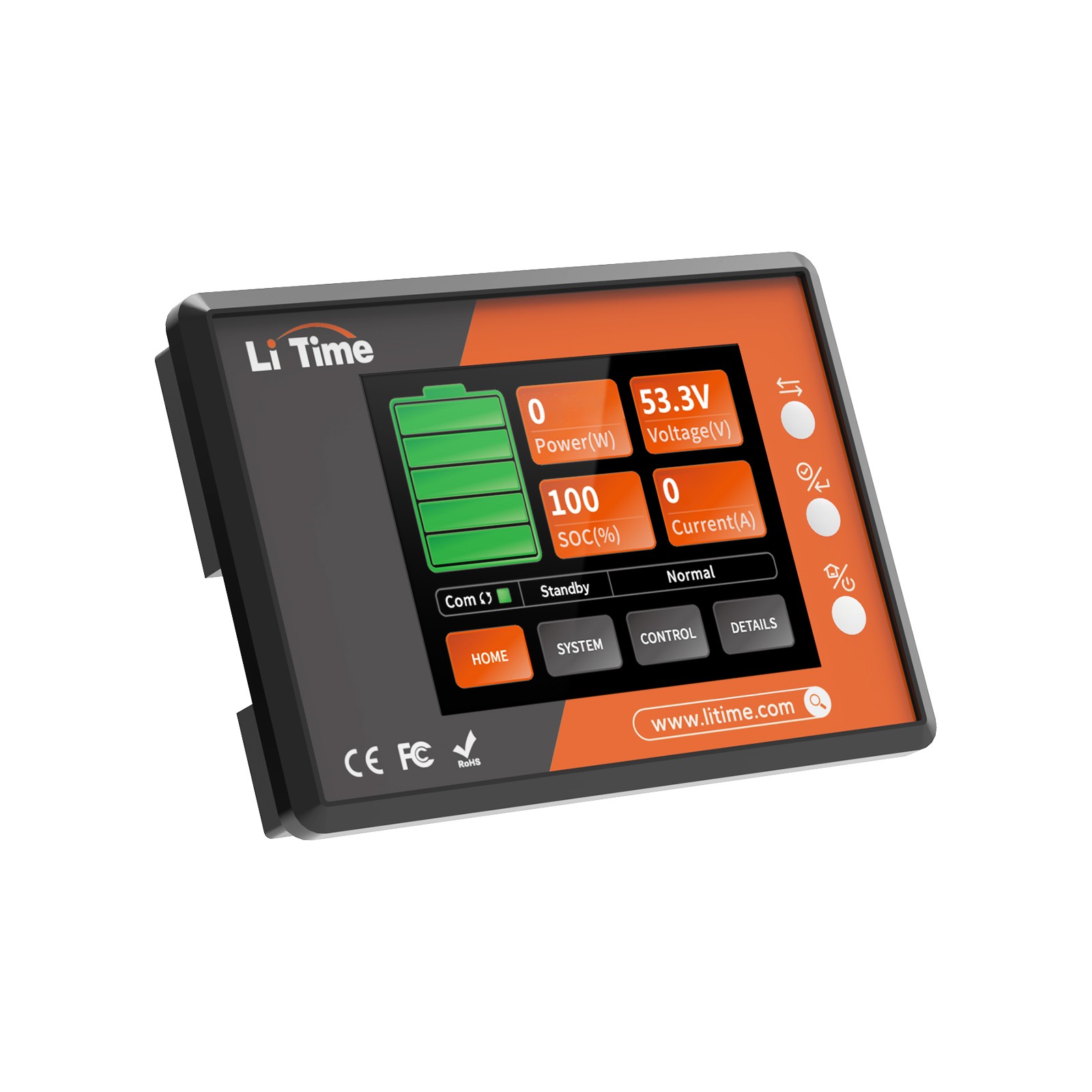 Refurbished Realtime Monitor Display For only for LiTime RS485 LiFePO4 Battery