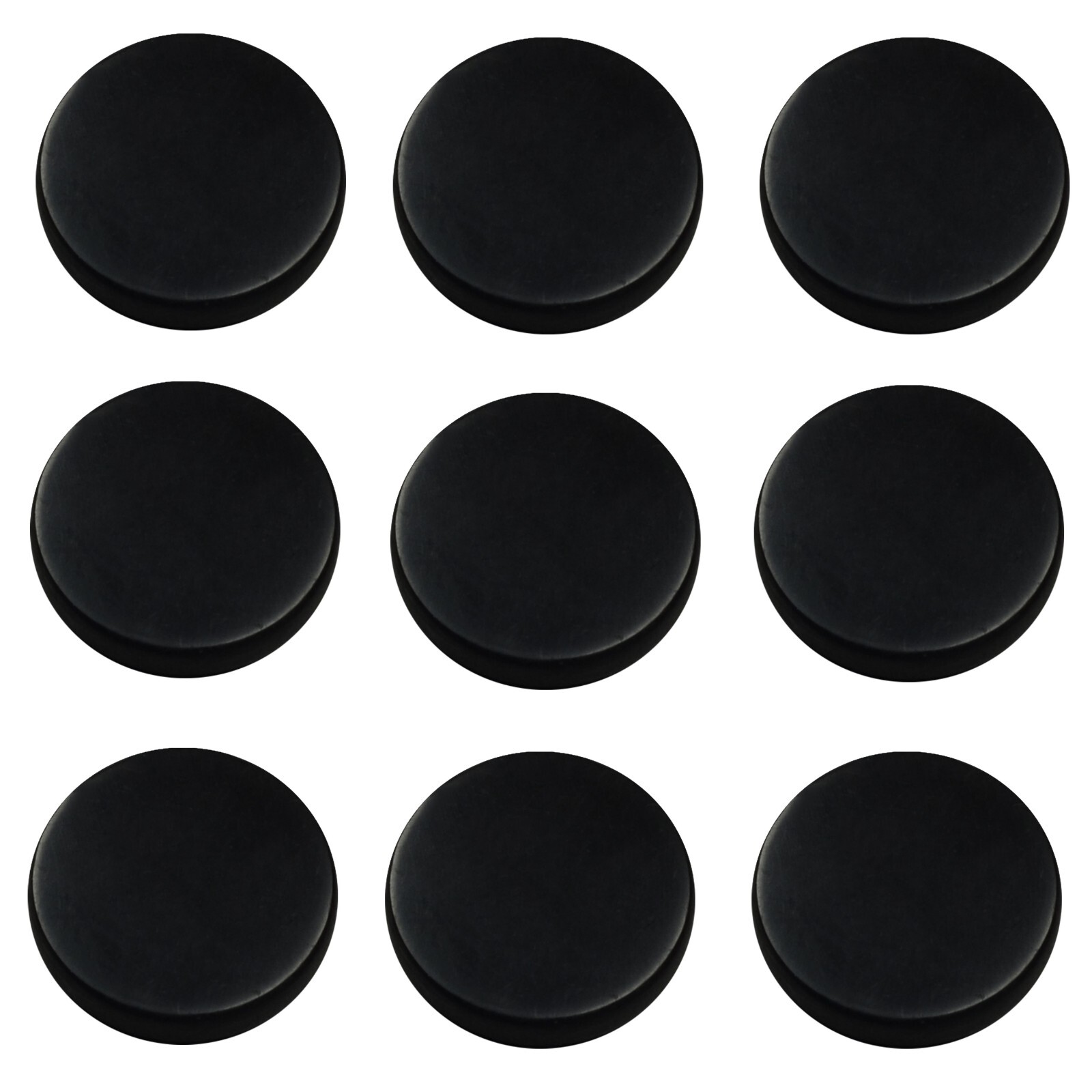 Shungite World Shungite Sticker Round 9 pcs - 30 mm / 1.18"