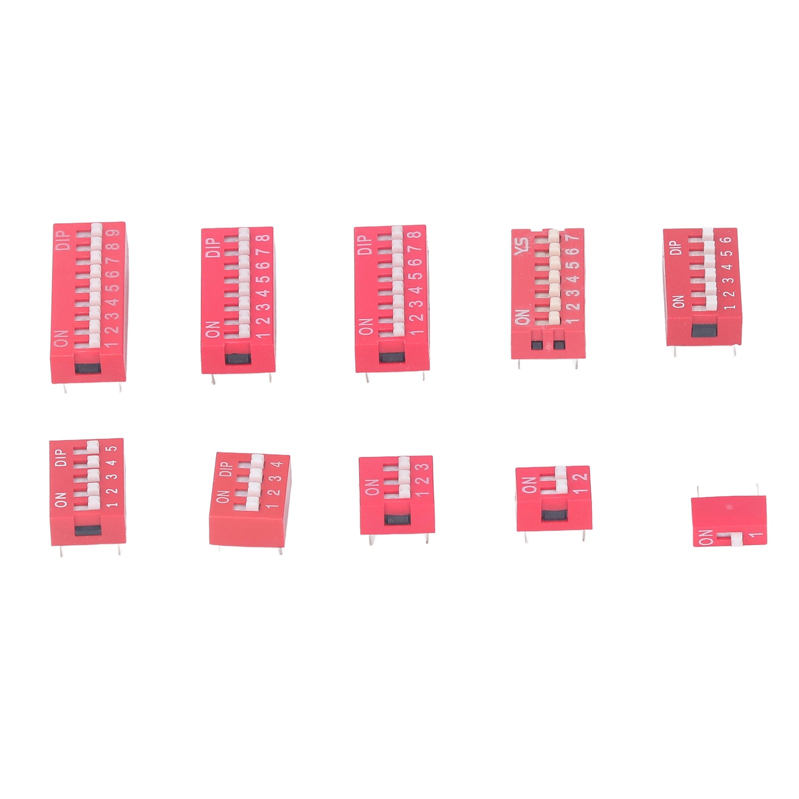 45Pcs Dip Switch Assorted Kit Durable Toggle Switch For Circuit Breadboards Hot