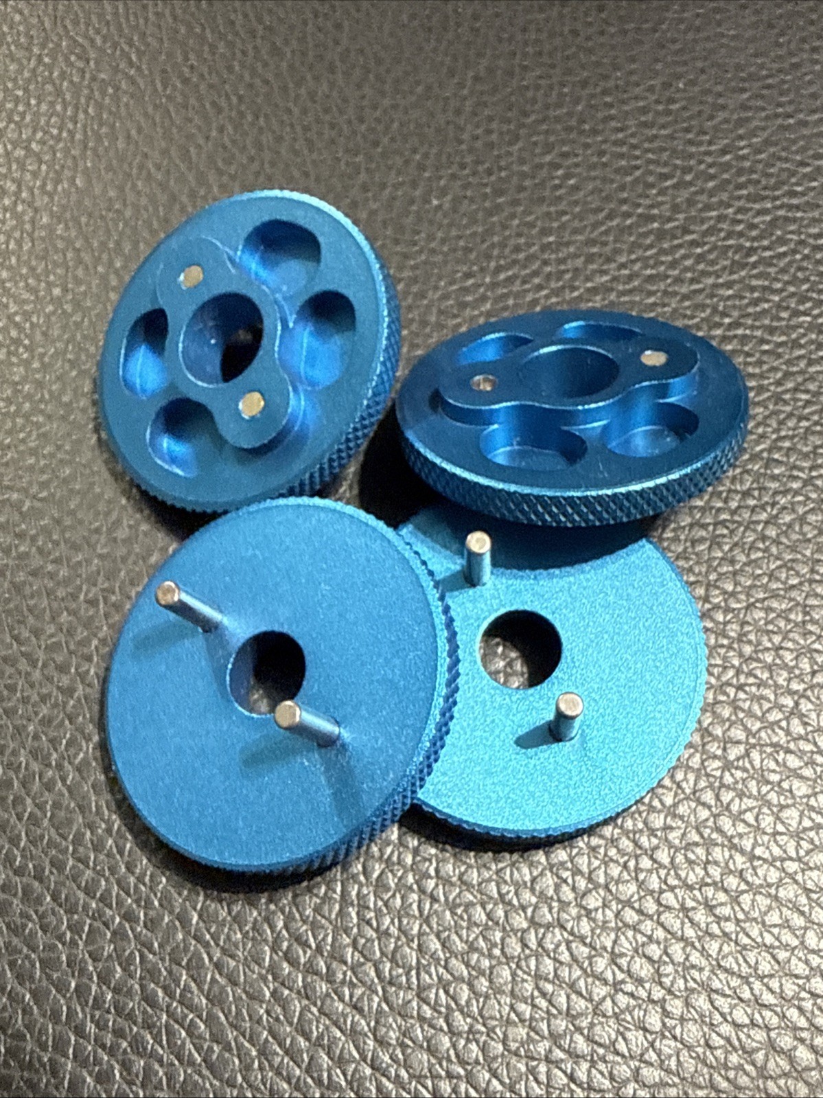 Trinity Tmaxx Revo traxxas Lite Weight Flywheel Blue Vintage Nitro 🔥