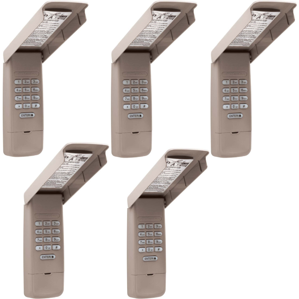 Liftmaster 877LM 5-Pack Wireless Keypad Garage Door Operators Keyless System