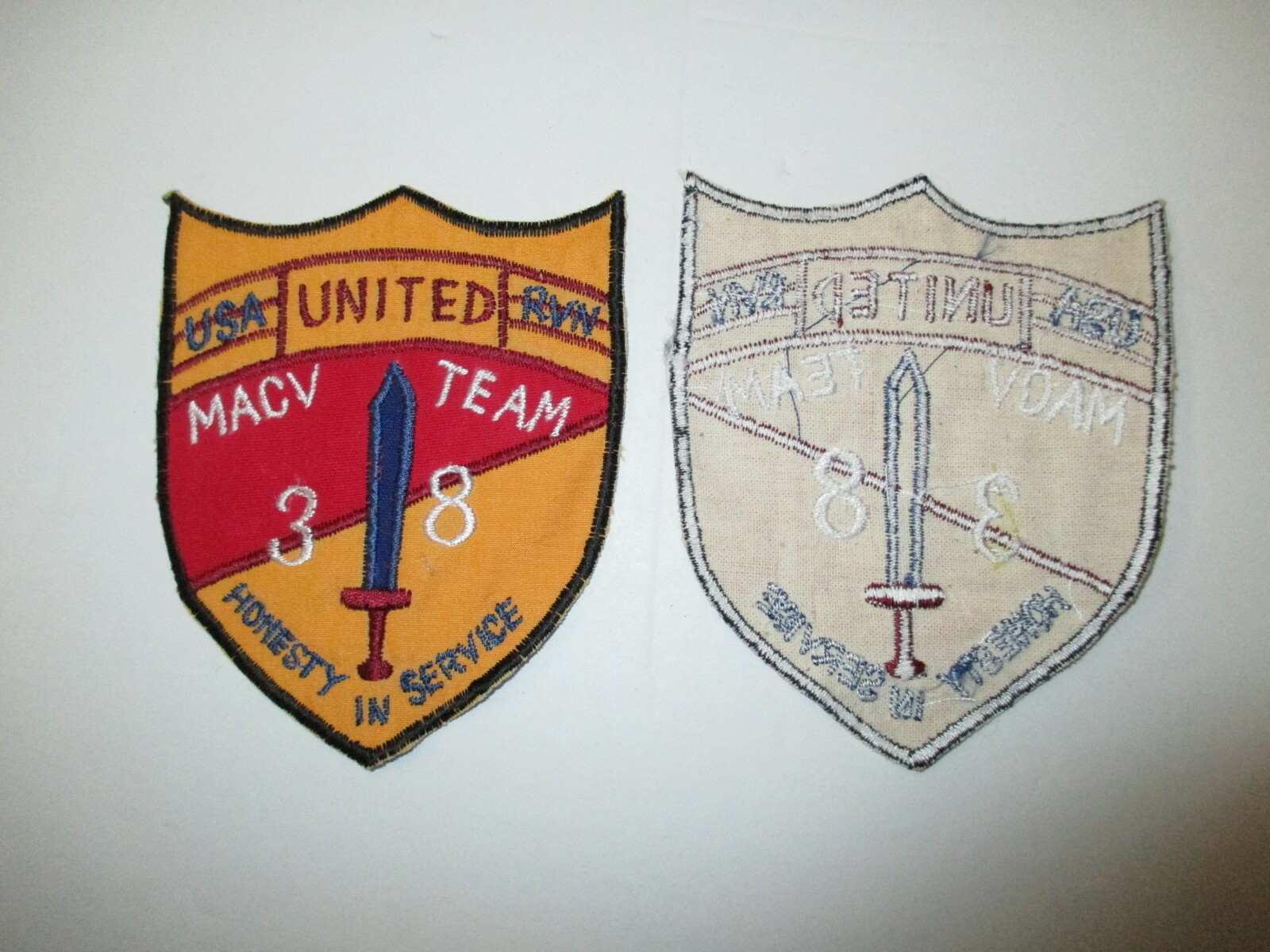 b6890 US Army Vietnam MACV Advisory Team 38 Honesty in Service USA RVN IR40B
