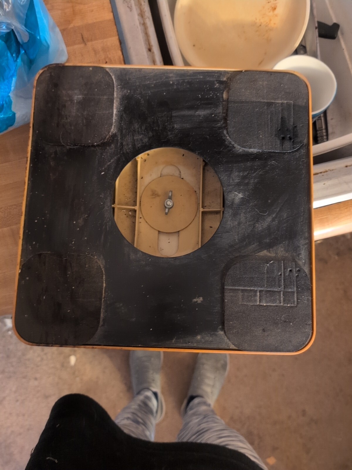 Vintage Metal Computer Or Printer Stand