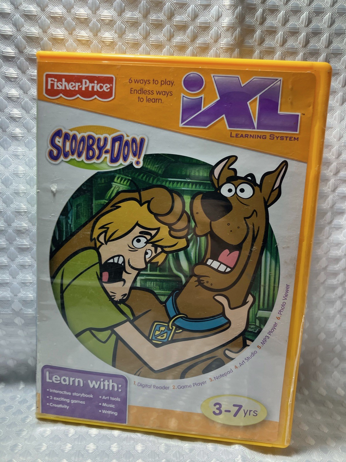 Scooby-Doo iXL Fisher Price Good Used Condition Video Game And Manual