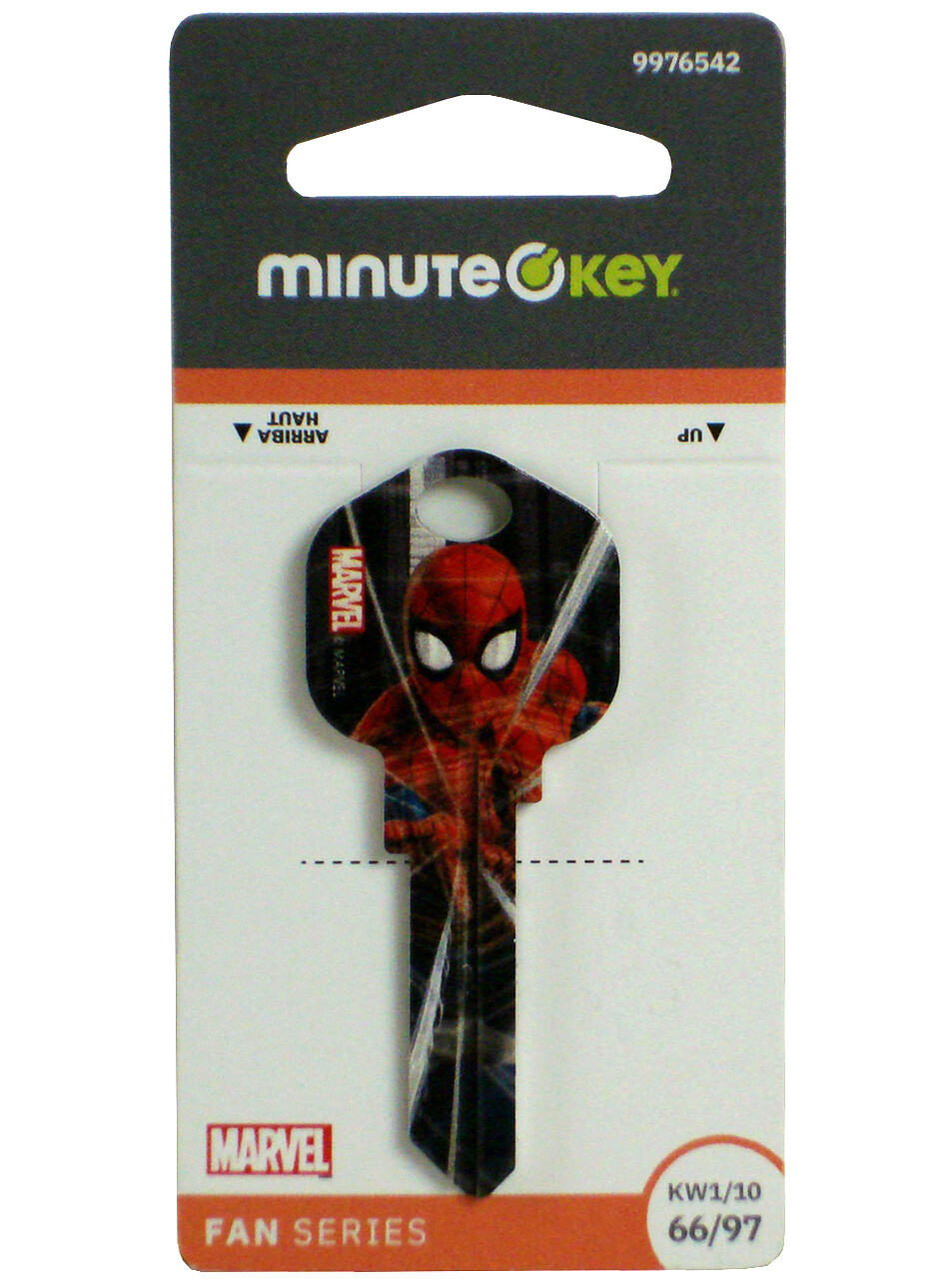 Marvel Comics Spider-Man Door Key Kwikset KW1/10 Fan Series 66/97 Minute Key New