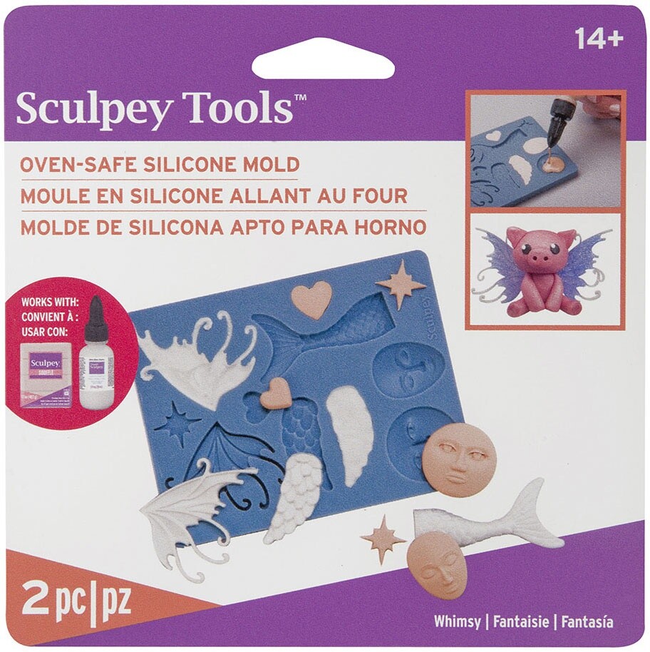 Sculpey Flexible Push Mold Whimsy