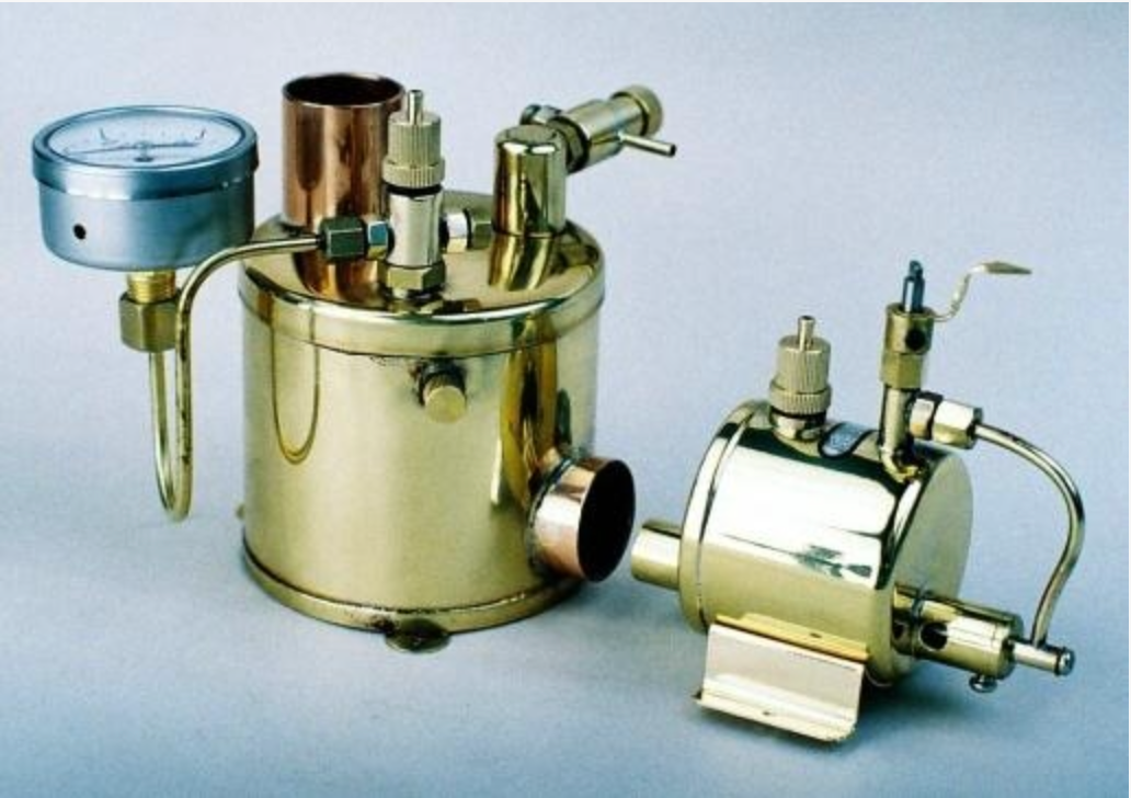 SAITO Works Boiler Burner BT-1 FOR STEAM ENGINE Model Japan Gold Color Steamship