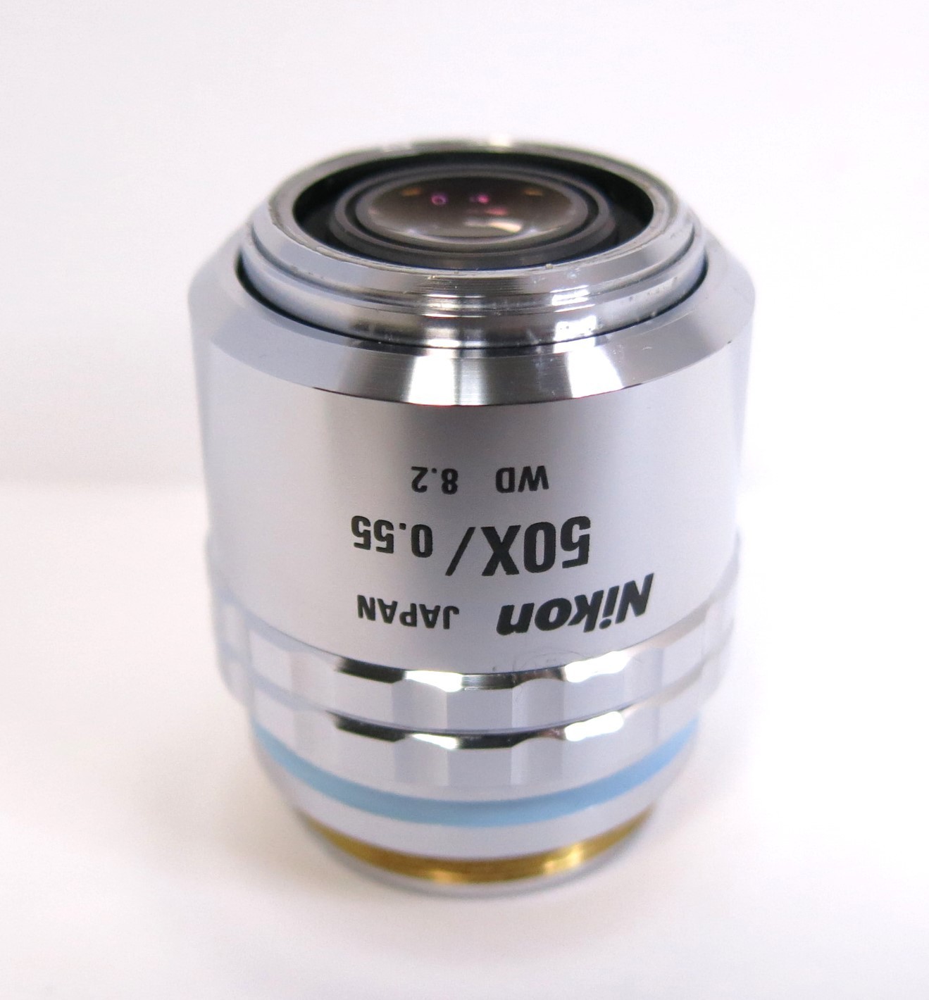 Nikon CF Plan 50x 0.55 c ∞/0 BD ELWD DIC WD 8.2 Microscope Objective