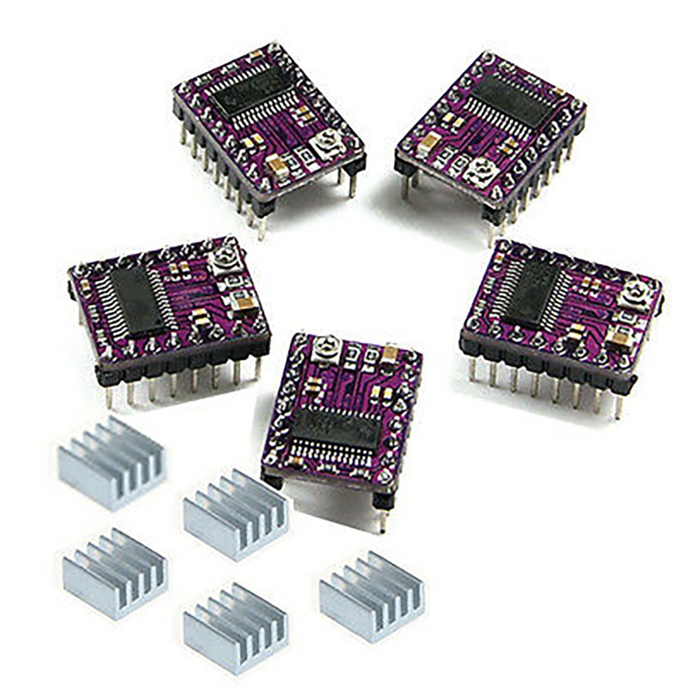 5 Pcs DRV8825 Stepper Motor Driver Control Extension Shield Board For 3D Printer