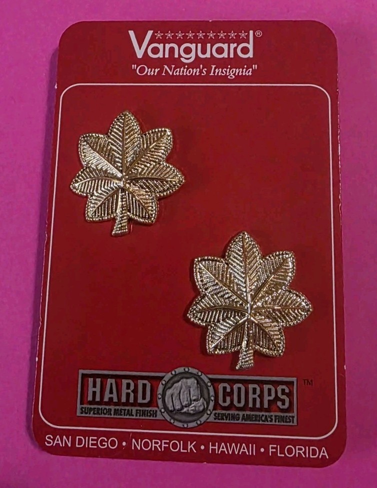 Pin Insignia Major Army Pair Air Force