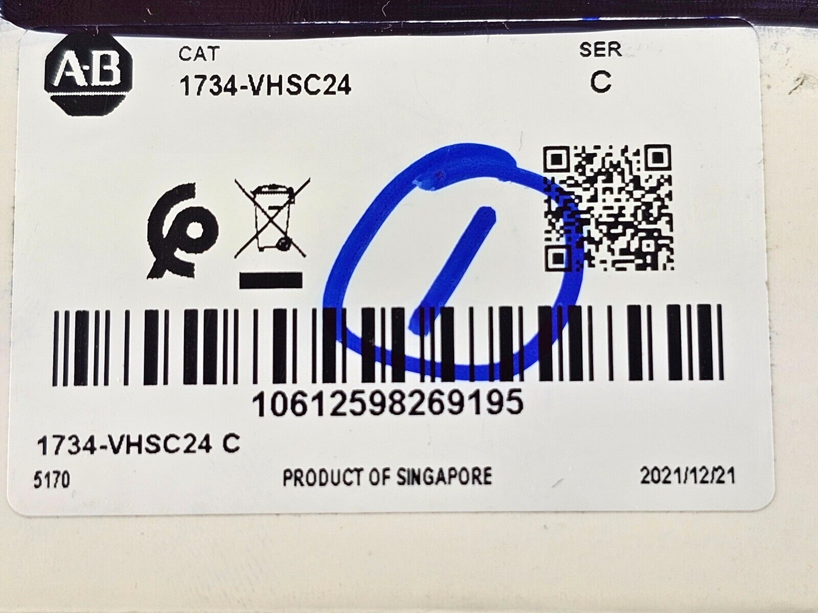 Allen Bradley 1734-VHSC24 /C Point I/O Very High Speed Counter 1734VHSC24 NEW