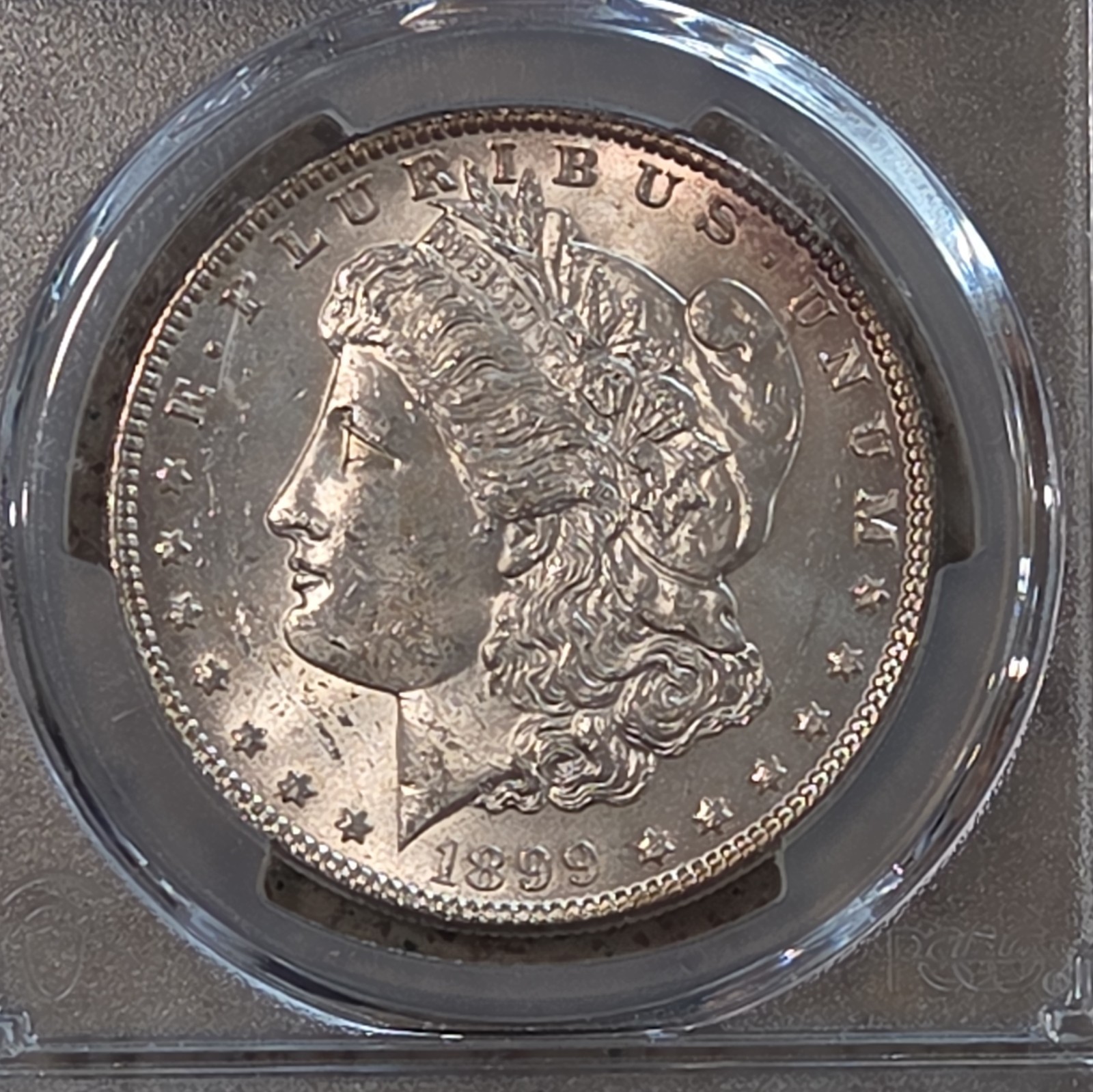 1899 P Morgan Silver Dollar Certified PCGS MS63