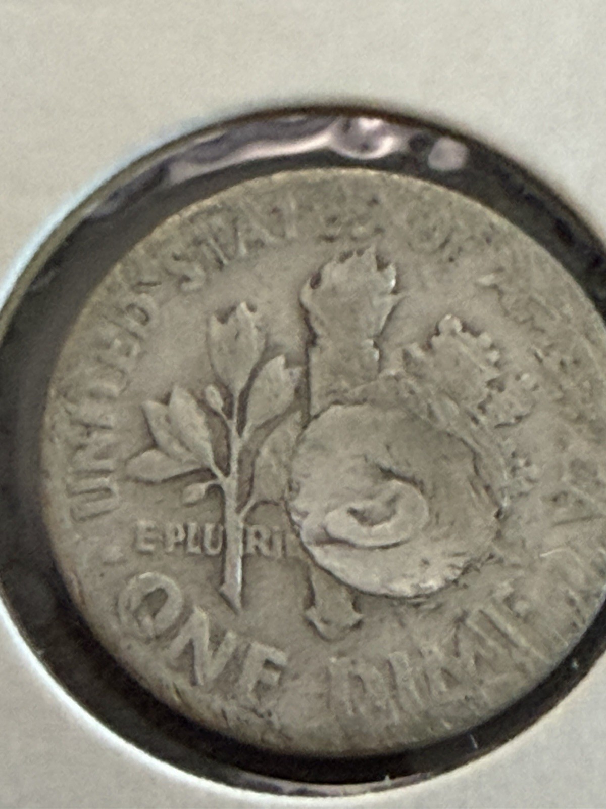 1947 Roosevelt Dime Struck Obverse **Very Rare**