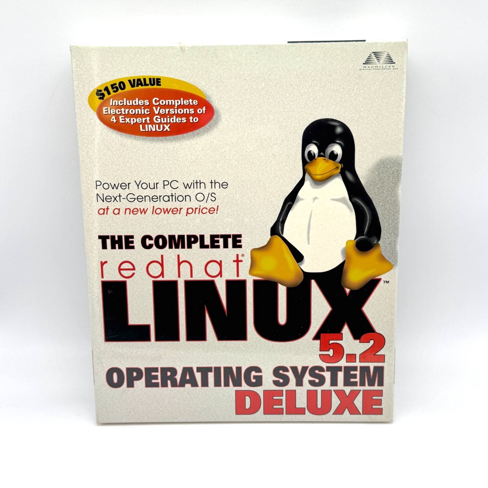 The Complete RedHat Linux 5.2 Operating System Deluxe New Sealed PC Software